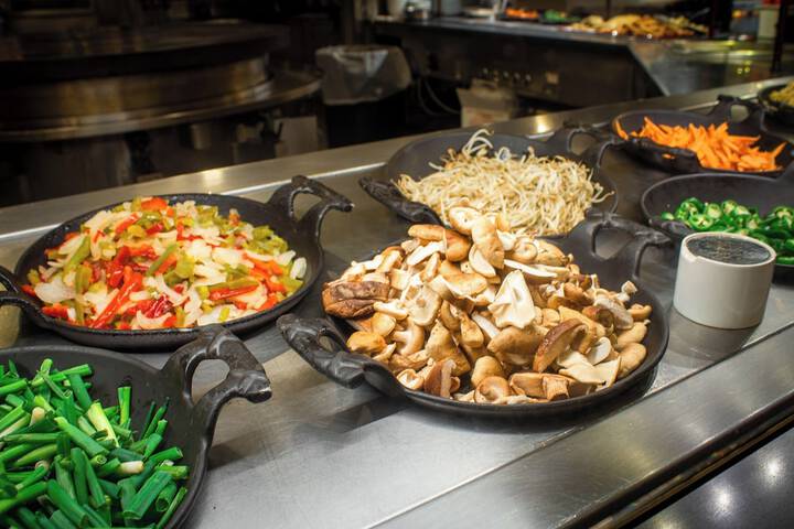 Breakfast buffet