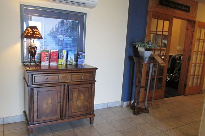 Interior entrance