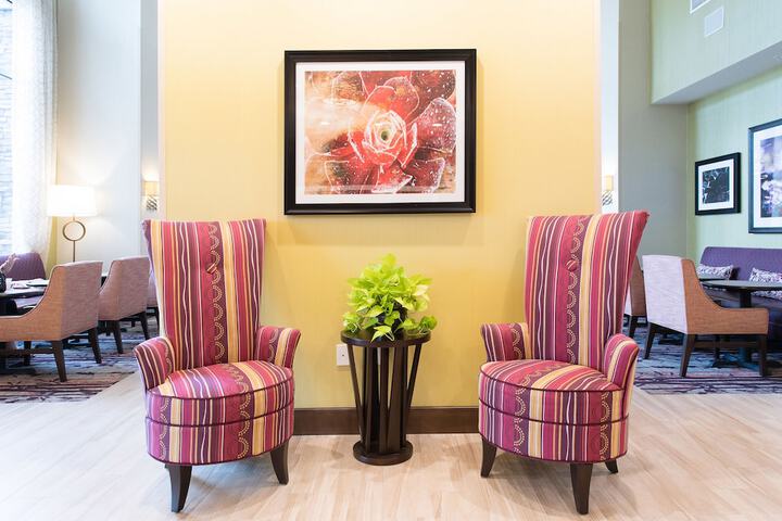 Lobby sitting area