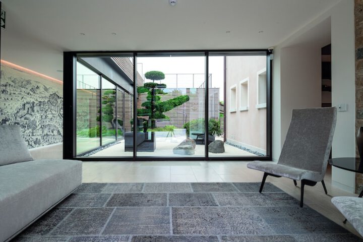 Interior entrance