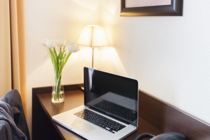 In-room business center