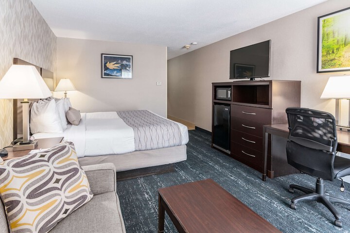 1 King Accessible Bathtub Microwave and Refrigerator Full Breakfast (7 of 10)