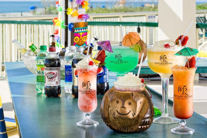 Poolside bar