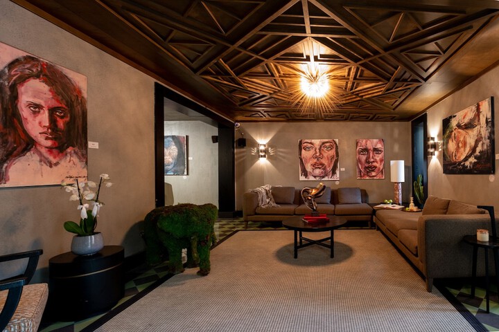 Lobby sitting area