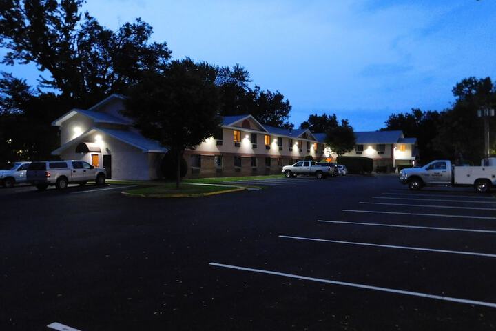 Front of property - evening/night