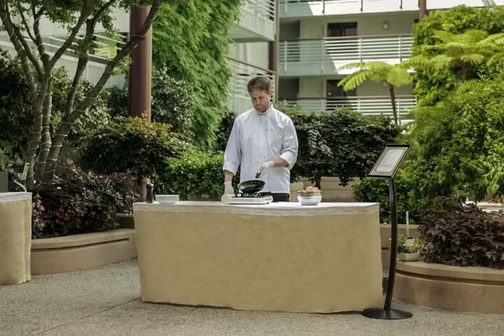 Breakfast area