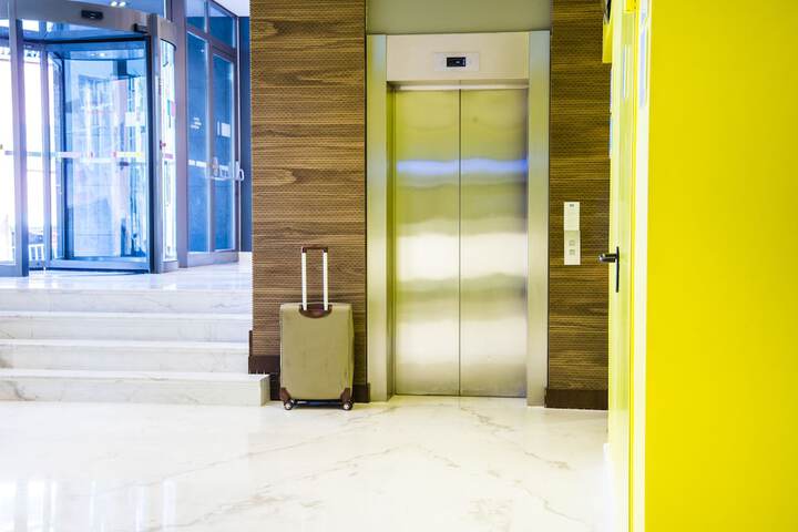 Interior entrance
