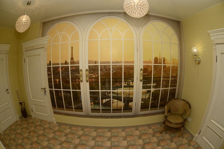 Interior entrance
