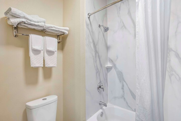 1 Queen Bed Pet Friendly Room Work Desk Sofa Microwave and Refrigerator WiFi Full Breakfast (23 of 31)
