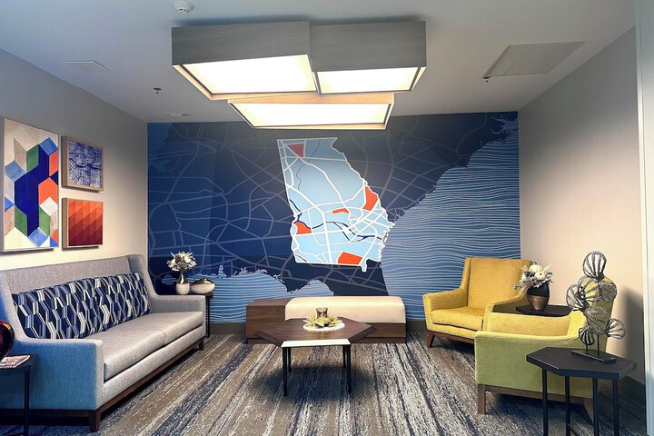 Lobby sitting area