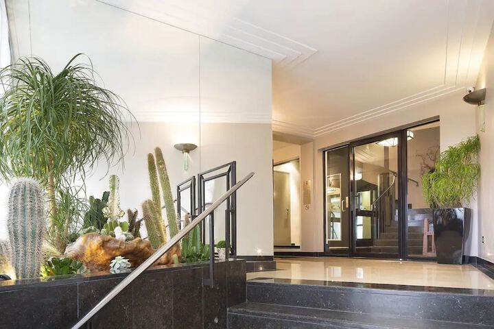 Interior entrance
