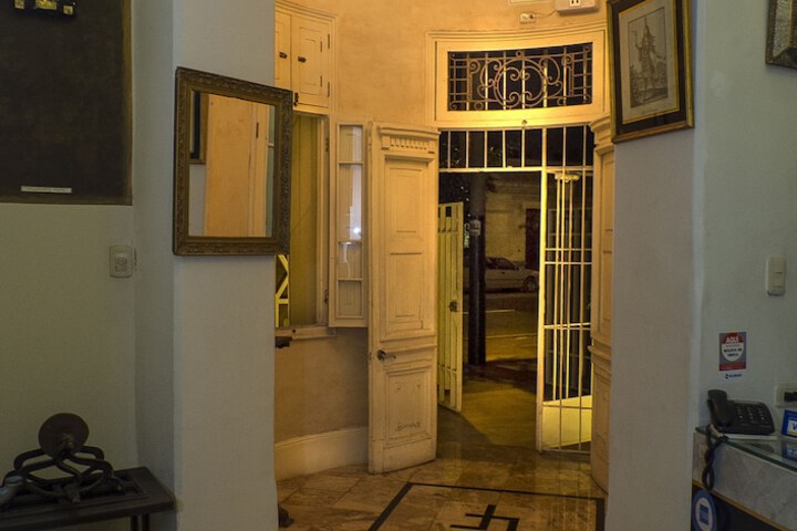 Interior entrance