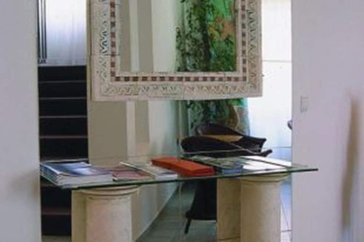 Interior entrance