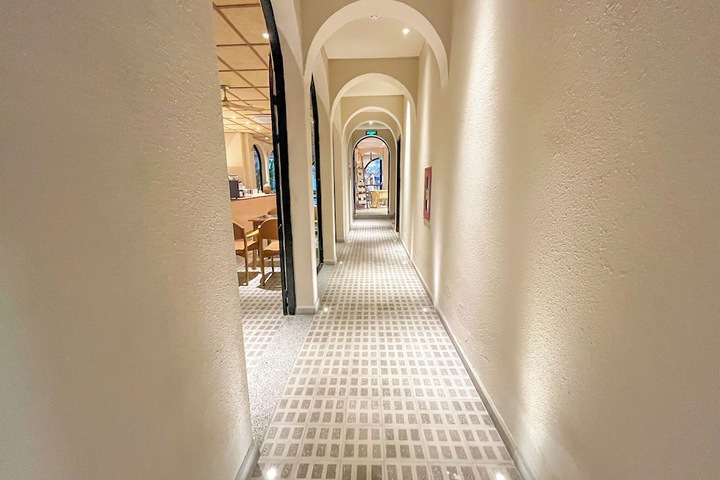 Interior entrance