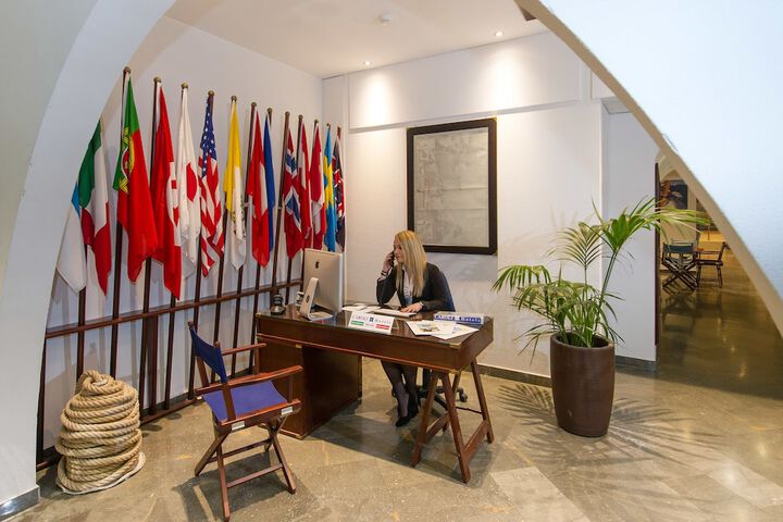 Interior entrance