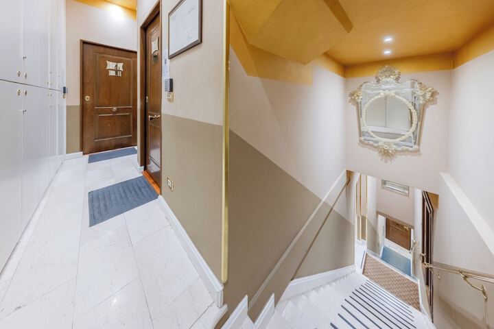 Interior entrance