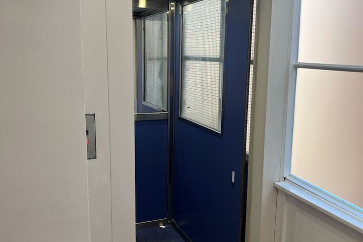 Interior entrance