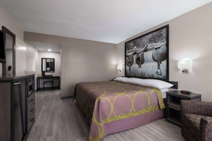 1 King Bed Mobility Hearing Accessible Room Bathtub with Grab Bars (17 of 18)