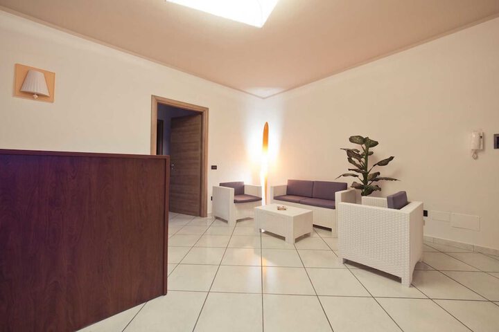 Lobby sitting area