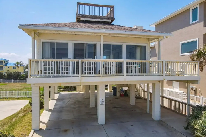 Photo of Beachfront Home With Wrap Around Deck and Rooftop Deck 6320 S Atlantic