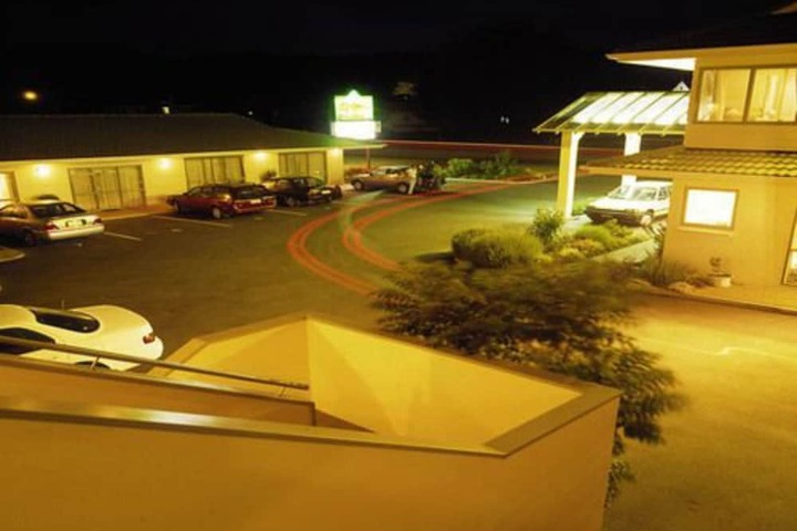 Front of property - evening/night