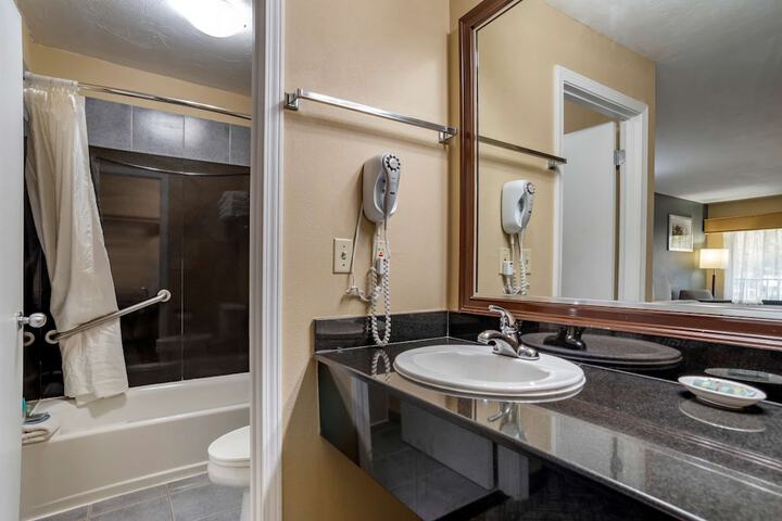 1 King Bed High Speed Internet Accessible Coffee Maker Iron and Ironing Board Hairdryer Full Breakfast (1 of 12)