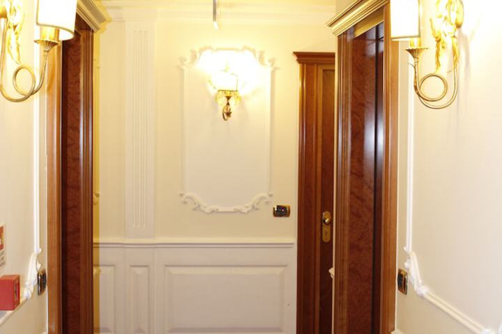 Interior entrance