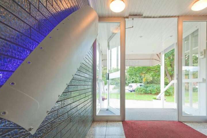 Interior entrance