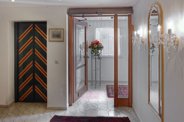 Interior entrance
