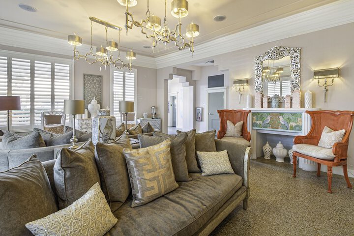 Lobby sitting area
