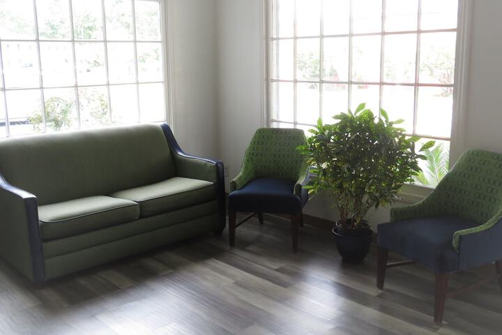 Lobby sitting area