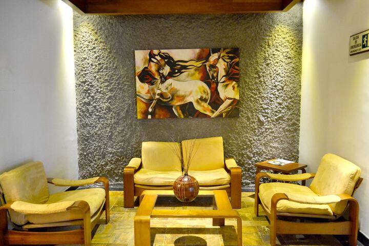 Lobby sitting area