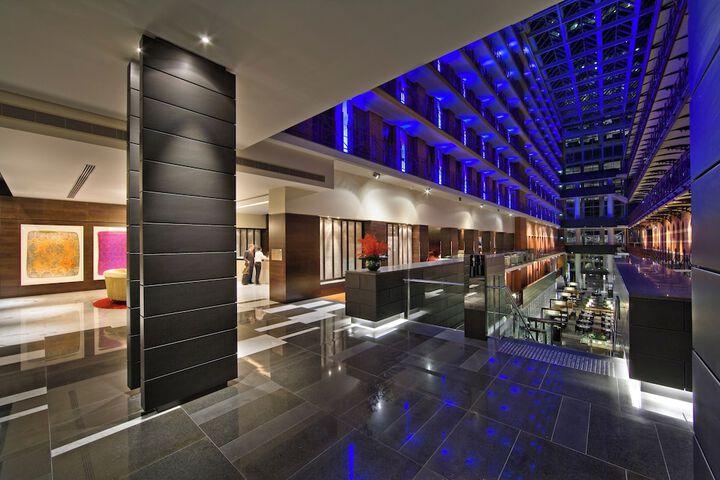 Interior entrance