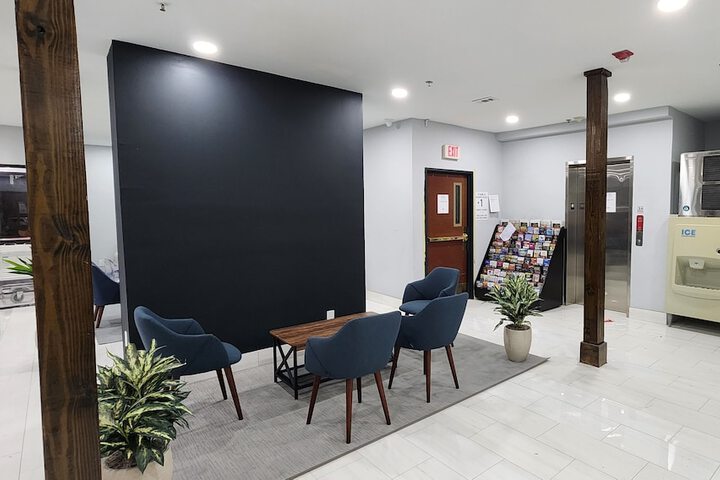 Lobby sitting area