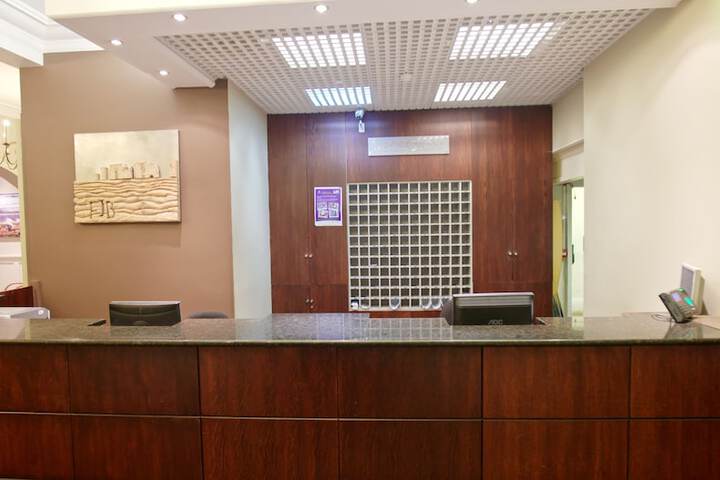 Interior entrance