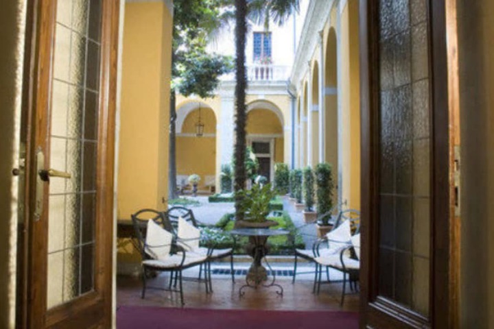 Interior entrance