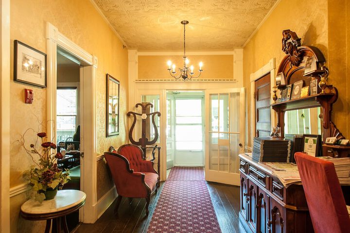Interior entrance
