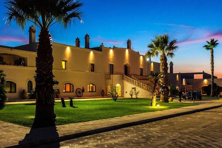 Front of property - evening/night