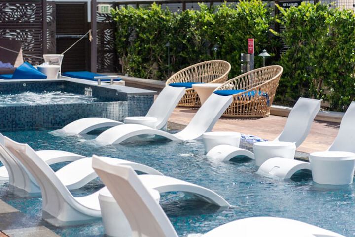Rooftop pool