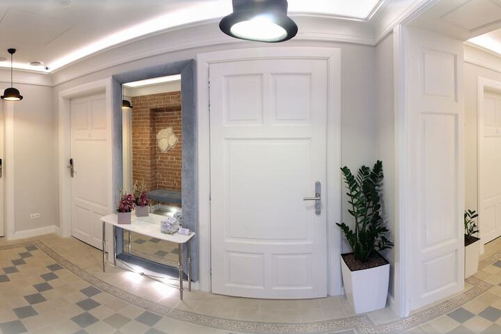 Interior entrance