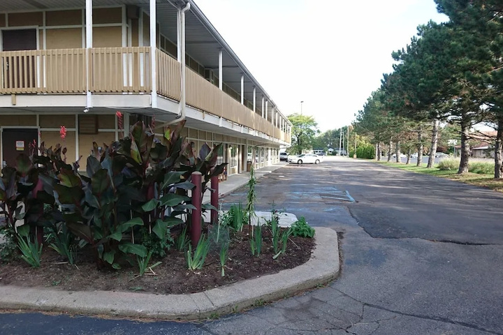 outside