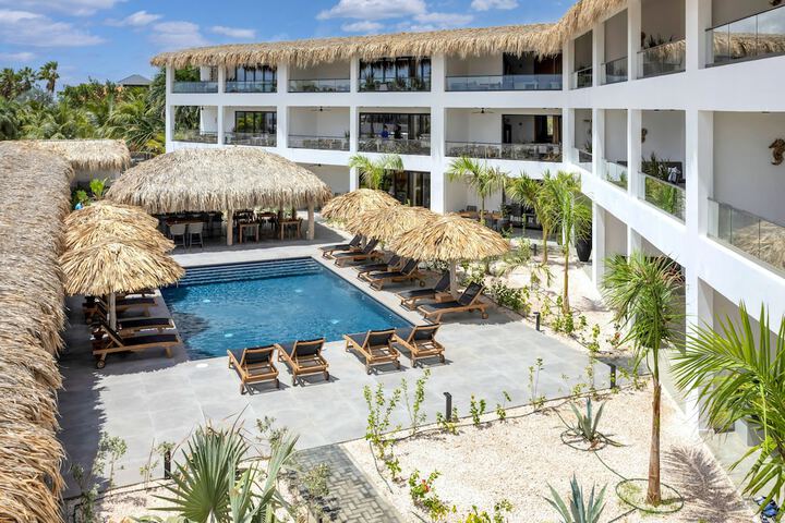 Exterior of Belnem House Bonaire