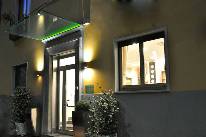 Front of property - evening/night