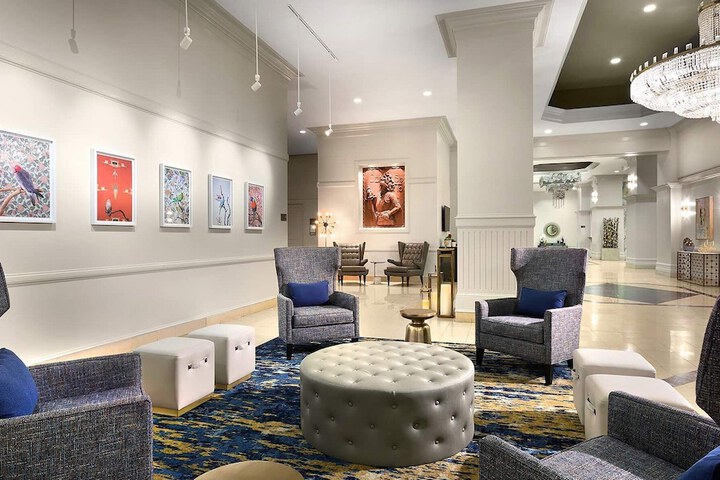 Lobby sitting area