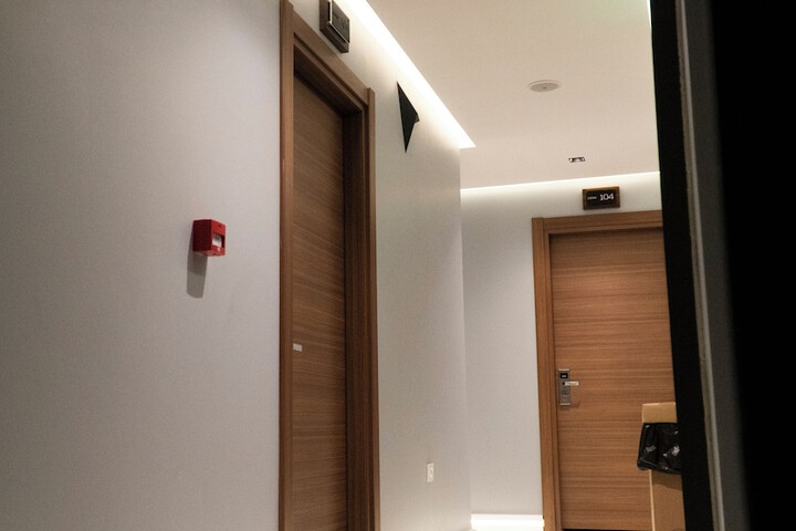 Interior entrance