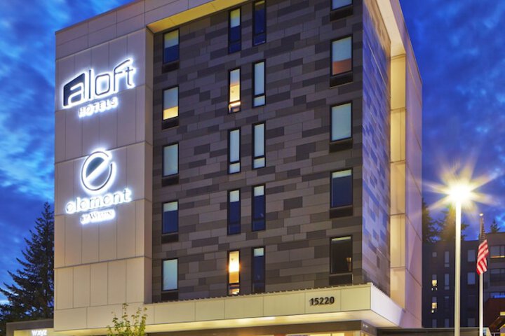 Front of property - evening/night