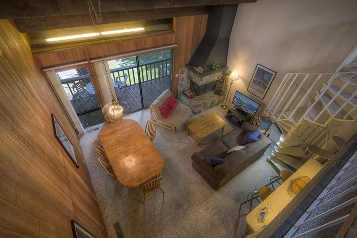 Exterior of Spiral Staircase by Lake Tahoe Accommodations