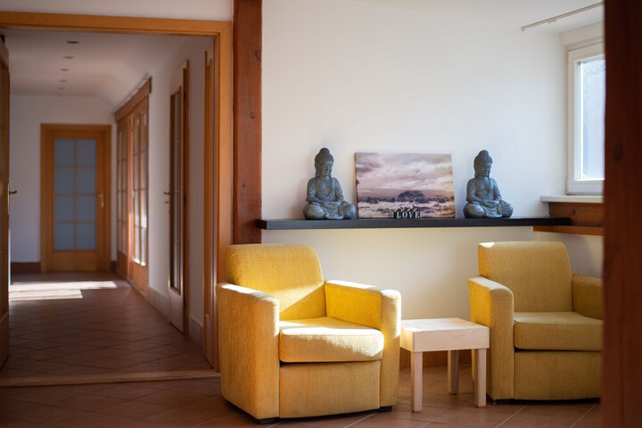 Lobby sitting area