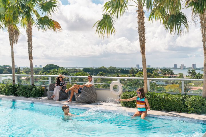 Rooftop pool