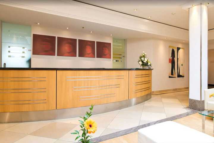 Interior entrance